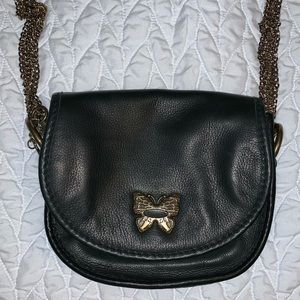 Rhythm & Rhyme Soft Leather Black Crossbody Bag